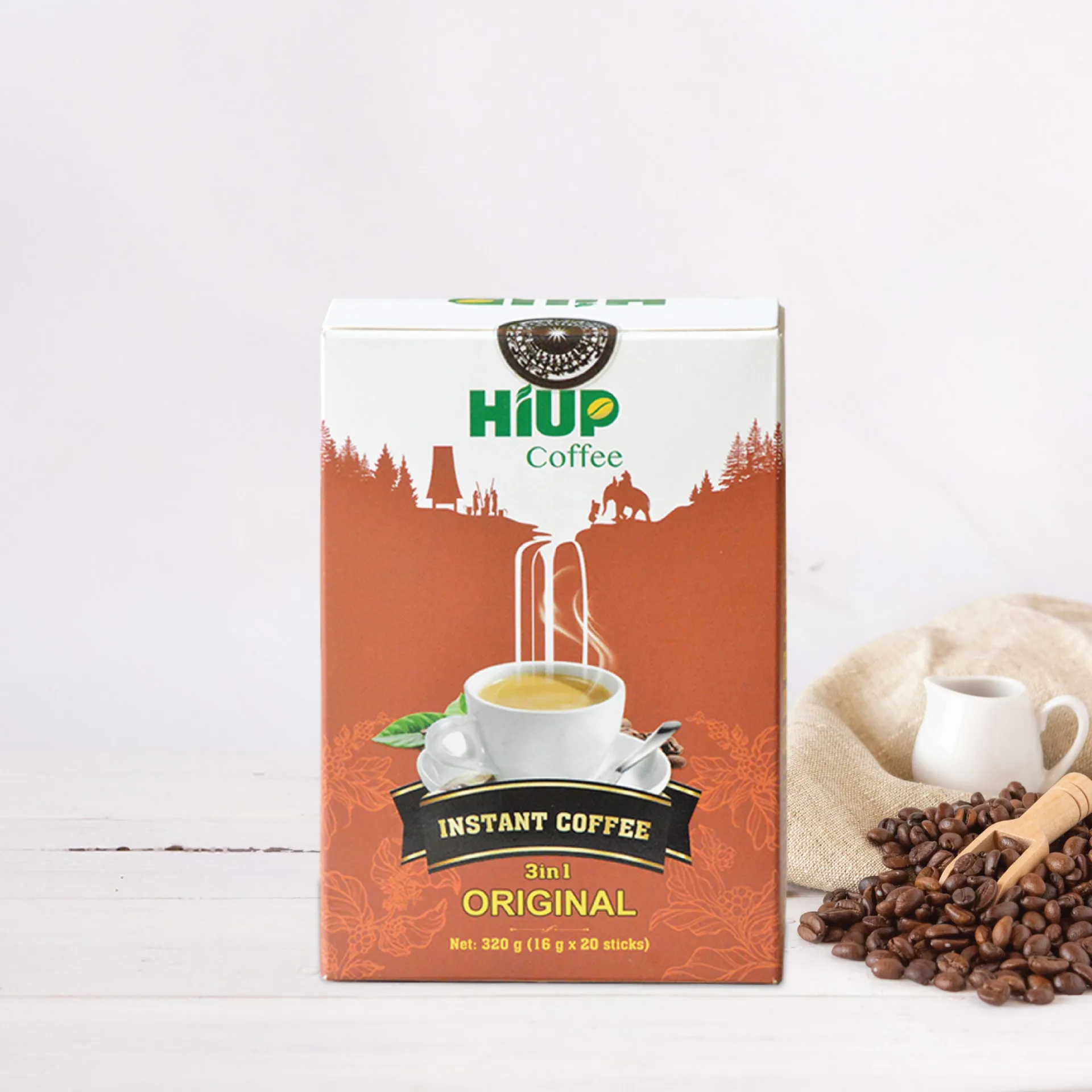 3in1 Original Instant Coffee (20 sticks x 16g) - Hiup Coffee