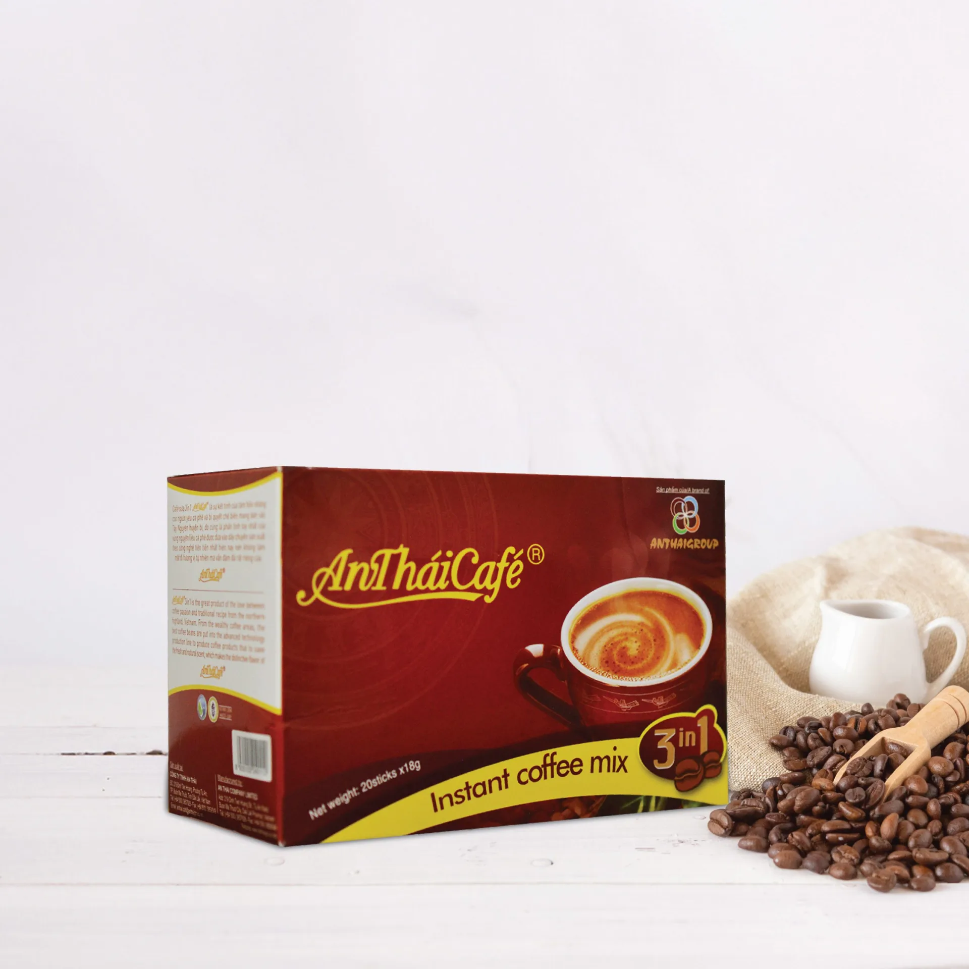 3in1 Instant Coffee (20 sticks x 18g) - AnTháiCafé