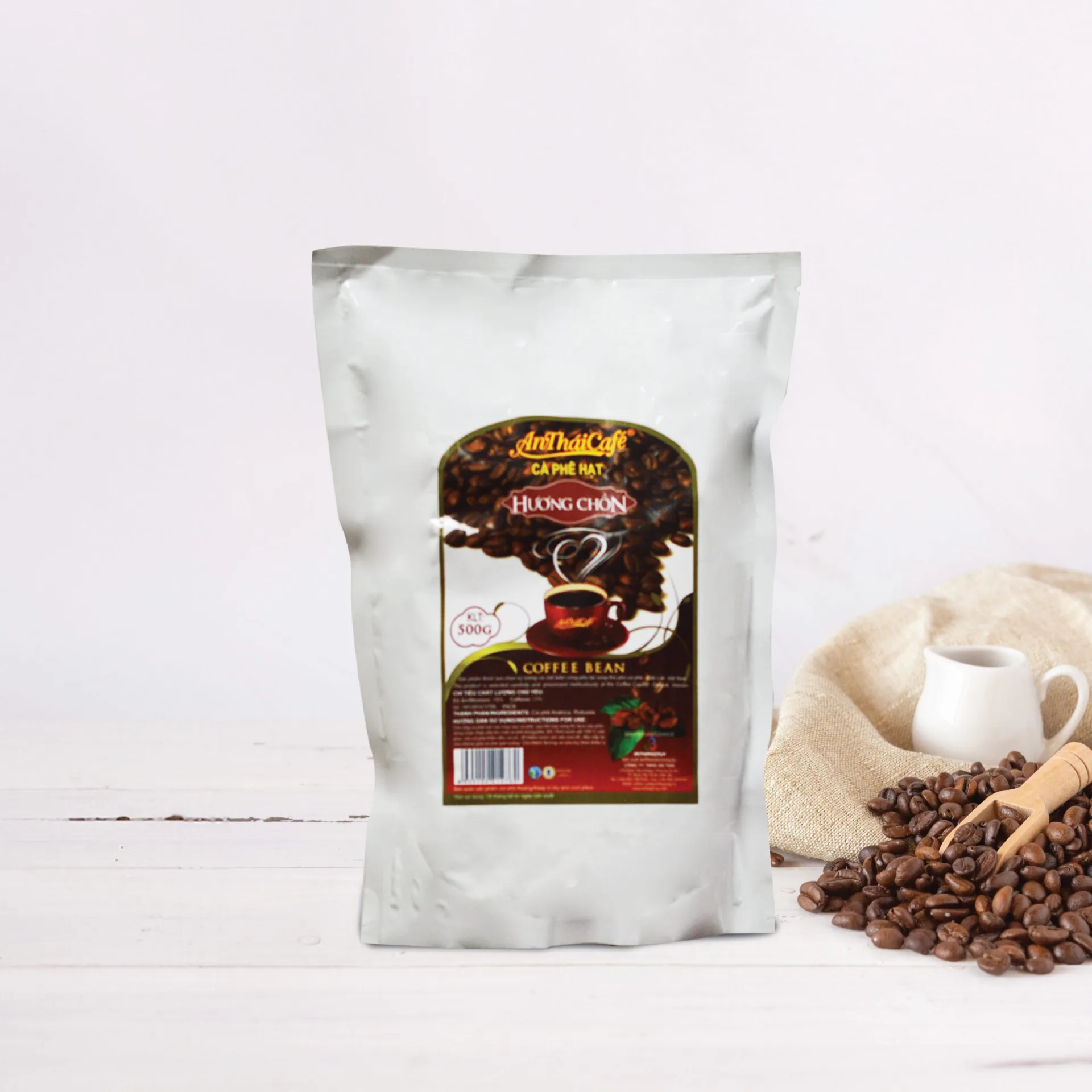 Roasted Coffee Beans Weasel Flavour 500g - AnTháiCafé