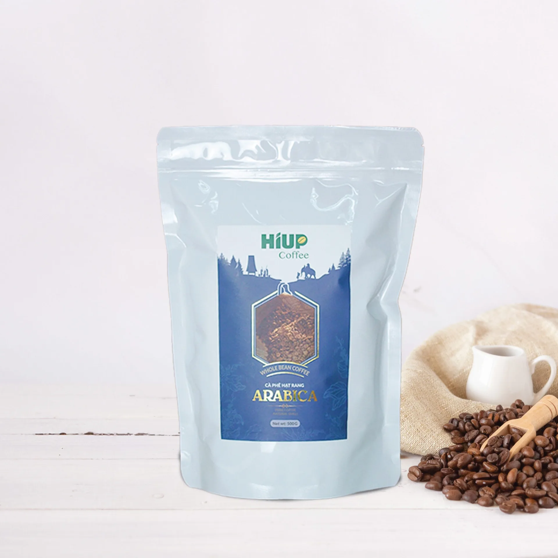 Roasted Arabica Coffee Beans 500g - Hiup Coffee