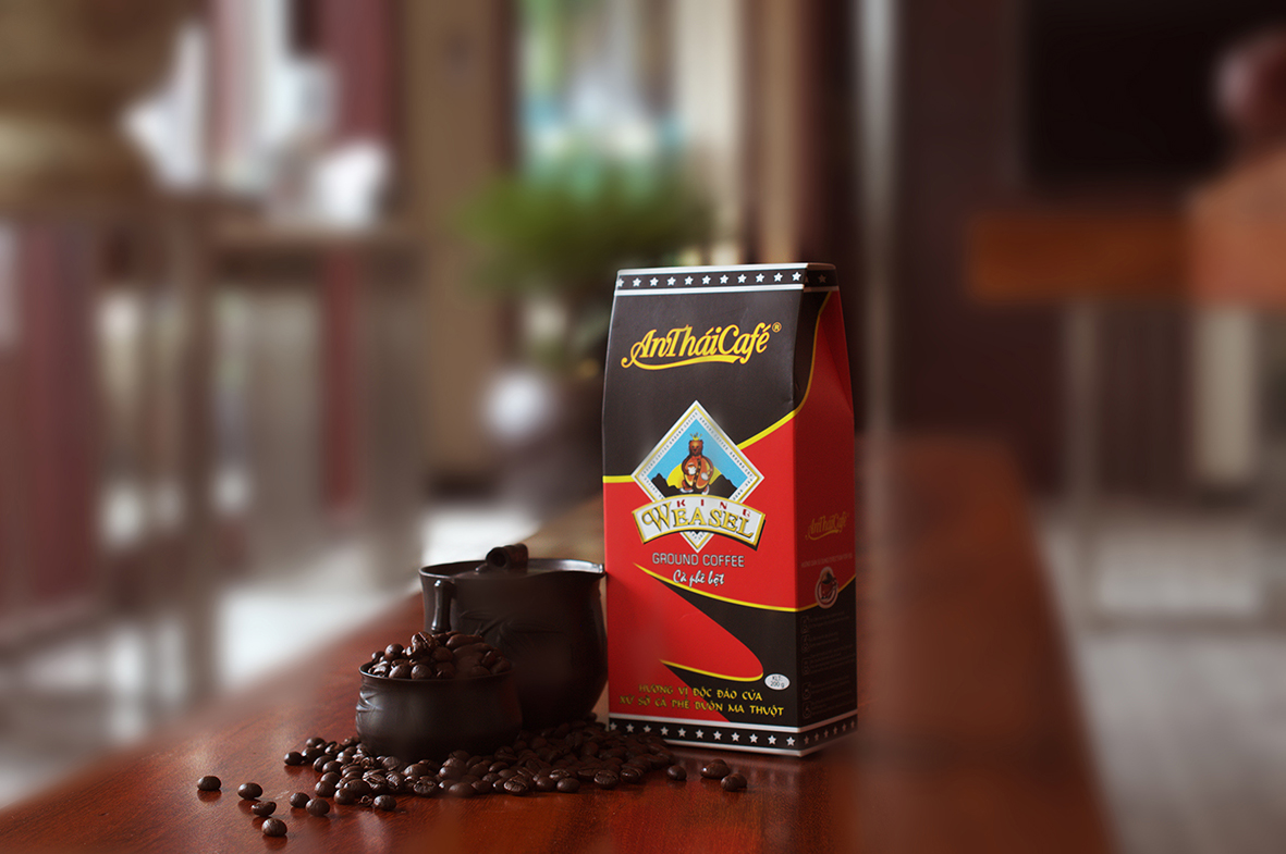 Cà phê bột Vua Chồn (King Weasel) AnTháiCafé 500g