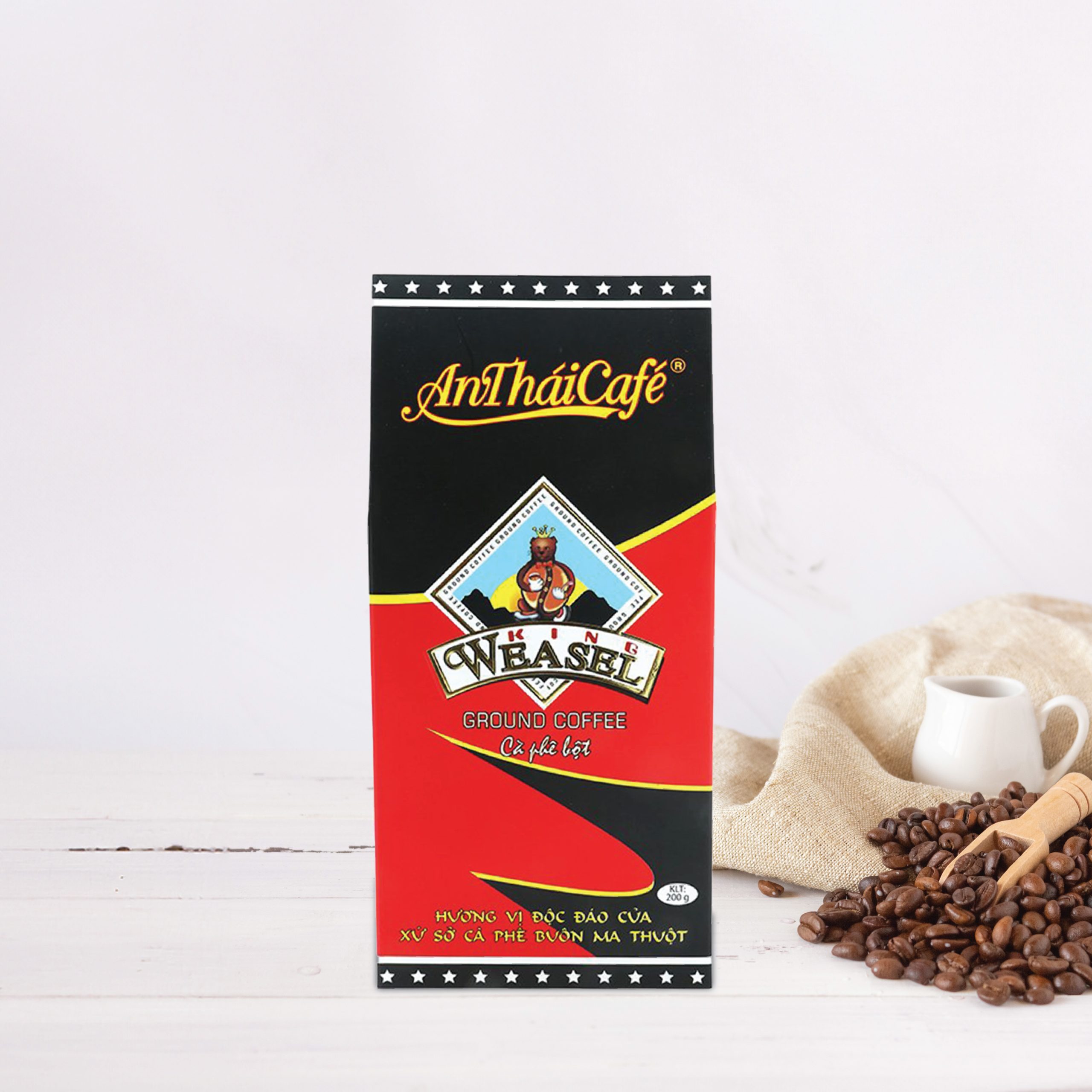 Cà Phê Bột Vua Chồn 200g (King Weasel) - AnTháiCafé