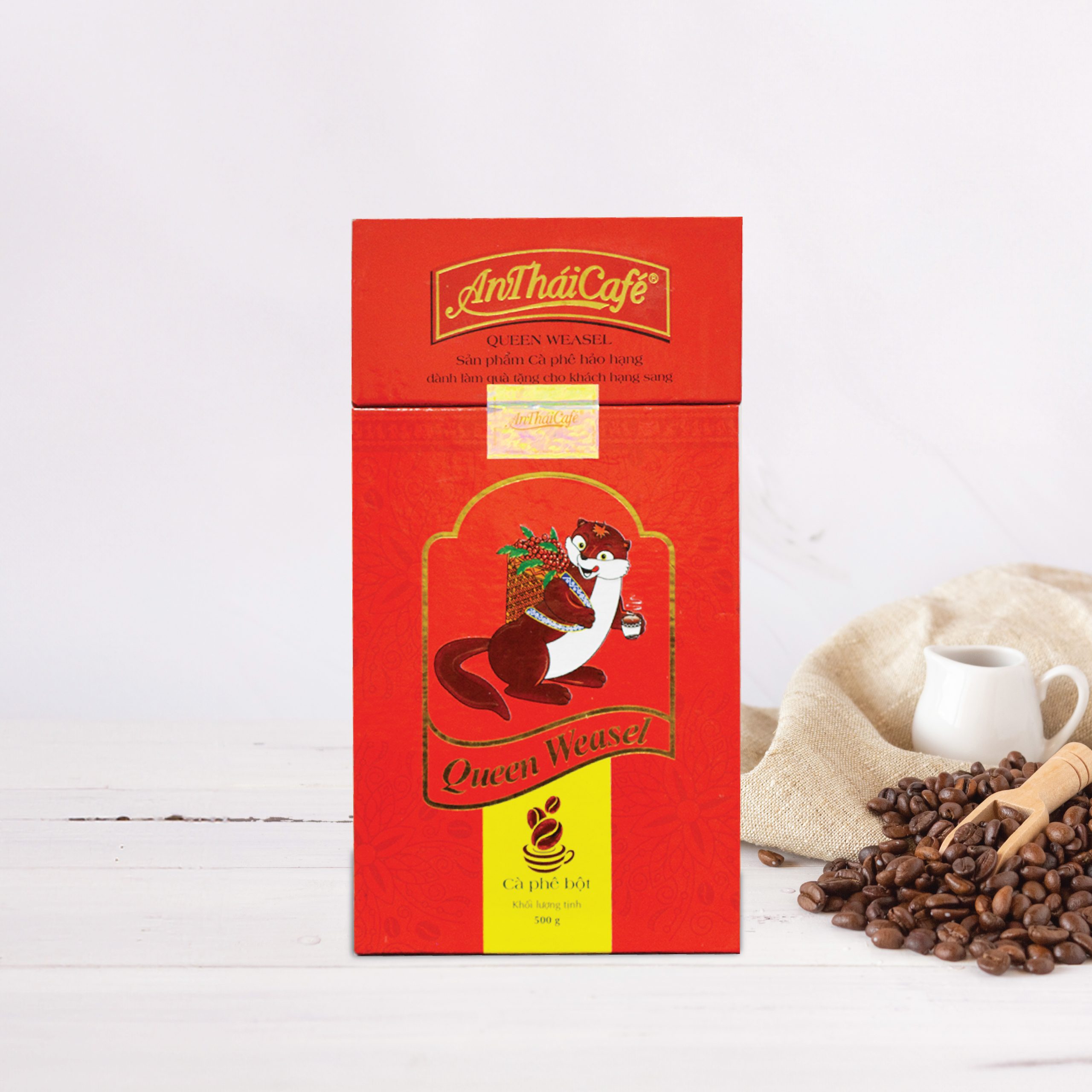 Cà Phê Bột Queen Weasel 500g – Cà Phê Thượng Hạng - AnTháiCafé