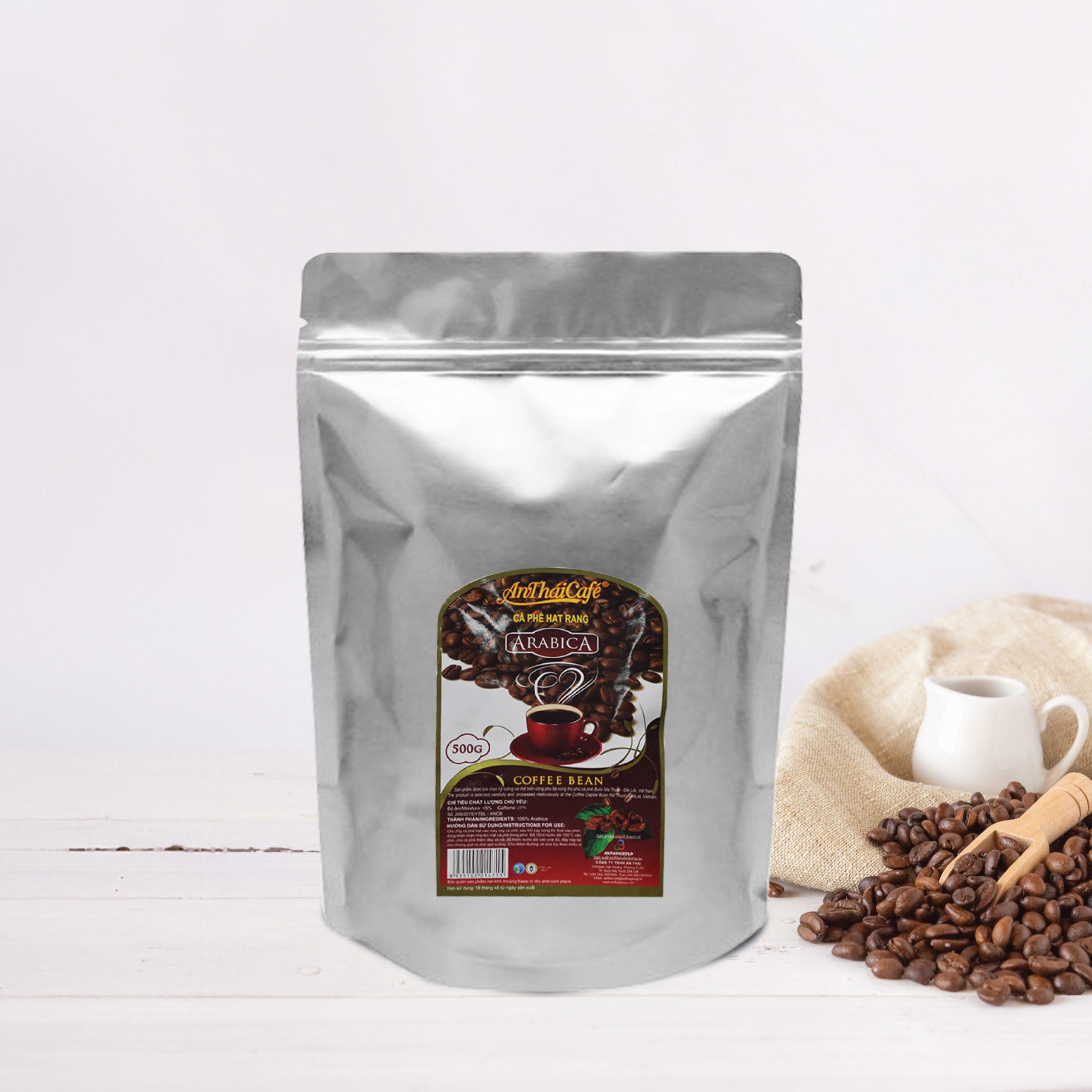Cà Phê Hạt Rang Arabica 500g - AnTháiCafé