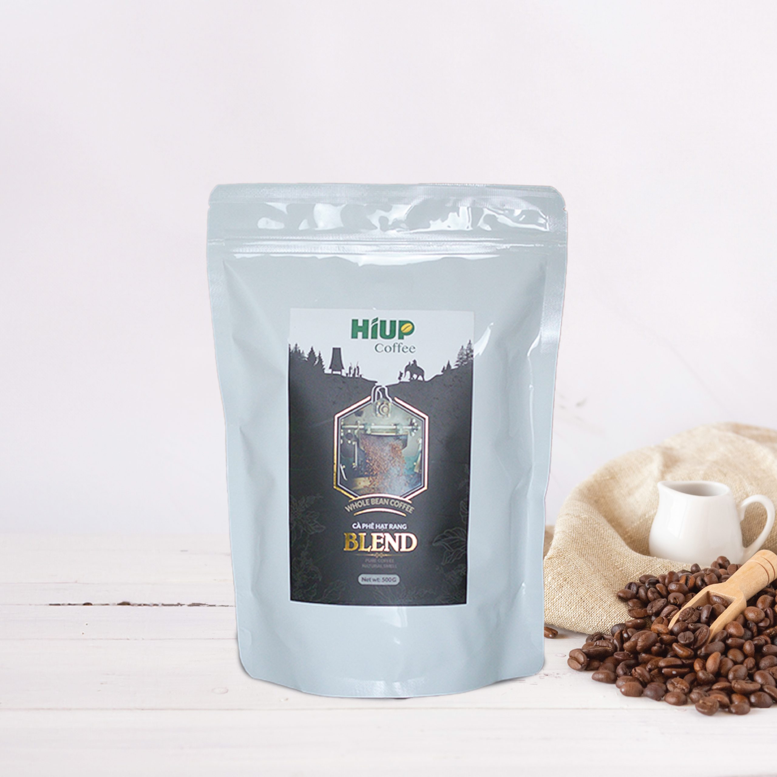 Cà Phê Hạt Rang Blend 500g - Hiup Coffee